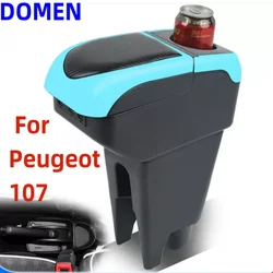 For Peugeot 107 Armrest Box Central Store Content Box For Toyota Aygo BJ For Citroen C1 Car Accessories Store box Interior Parts