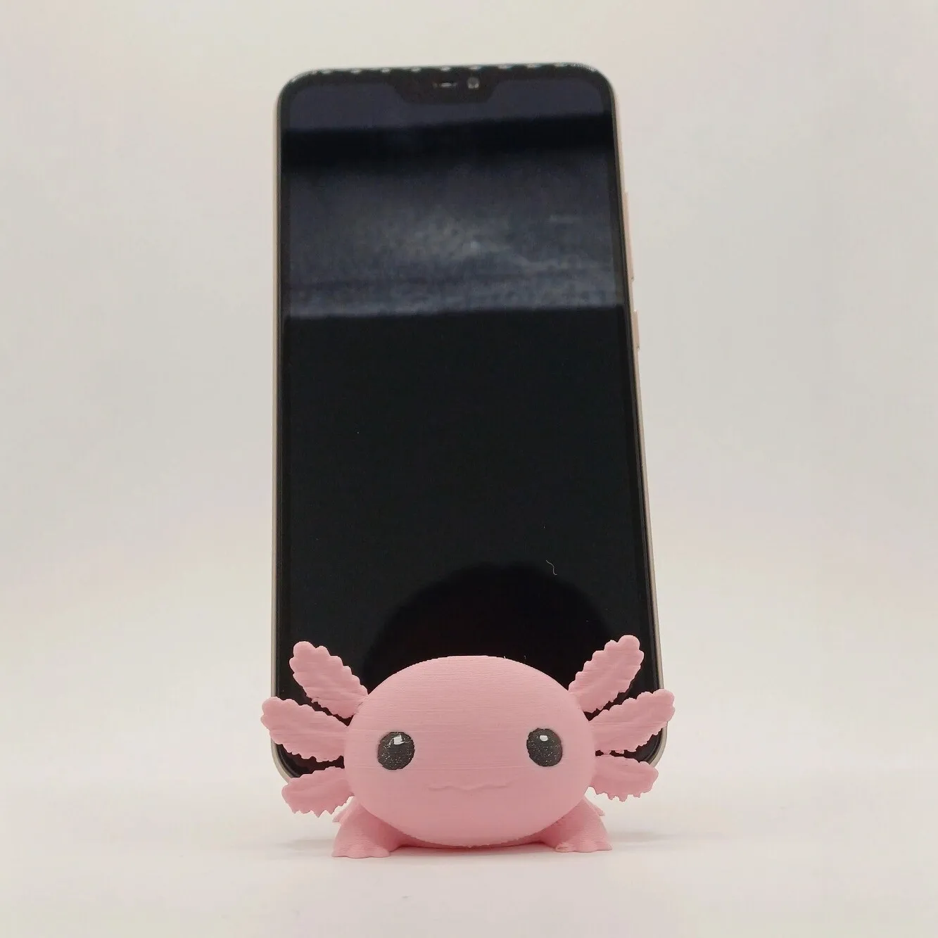 Cute Axolotl Phone Stand, Cartoon Salamander Cell Phone Holder, Creative Desktop Mobile Bracket, Lovely Desk Decor Ornament Gift