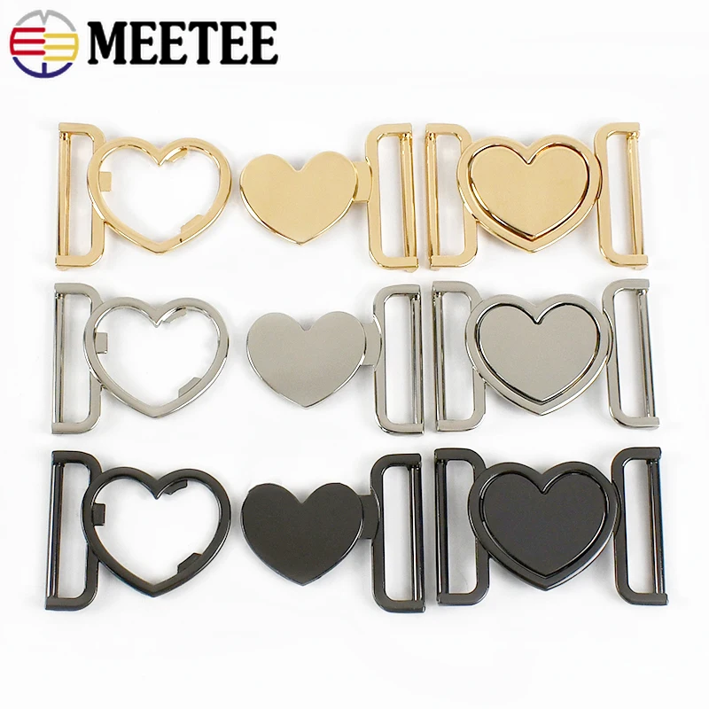 30/40mm Metal Buckles for Coat Belt Strap Clasp Windbreaker Clothes Decorative Button Combination Hooks DY Sewing Accessories