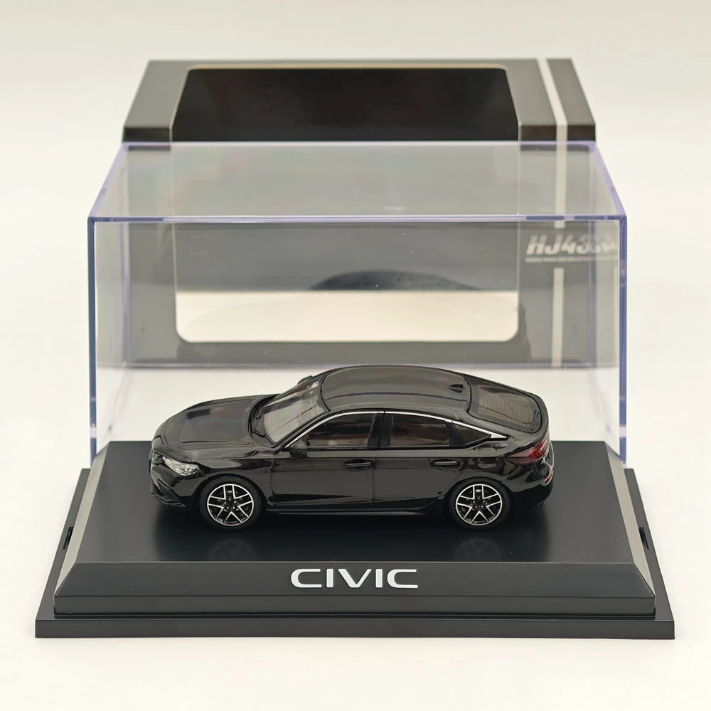 하비 재팬 HJ432003BK 1/43 시빅 (FL1) LX 크리스탈 블랙 펄 다이캐스트 모델카 미니어처 한정판 컬렉션 장난감 차량 모델