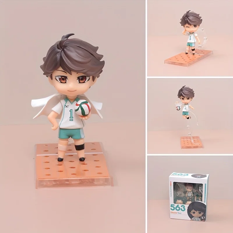 Anime Game Character 1 Q-version Figurine with Interchangeable Hands And Face Statue Model Decorative Item for Fans