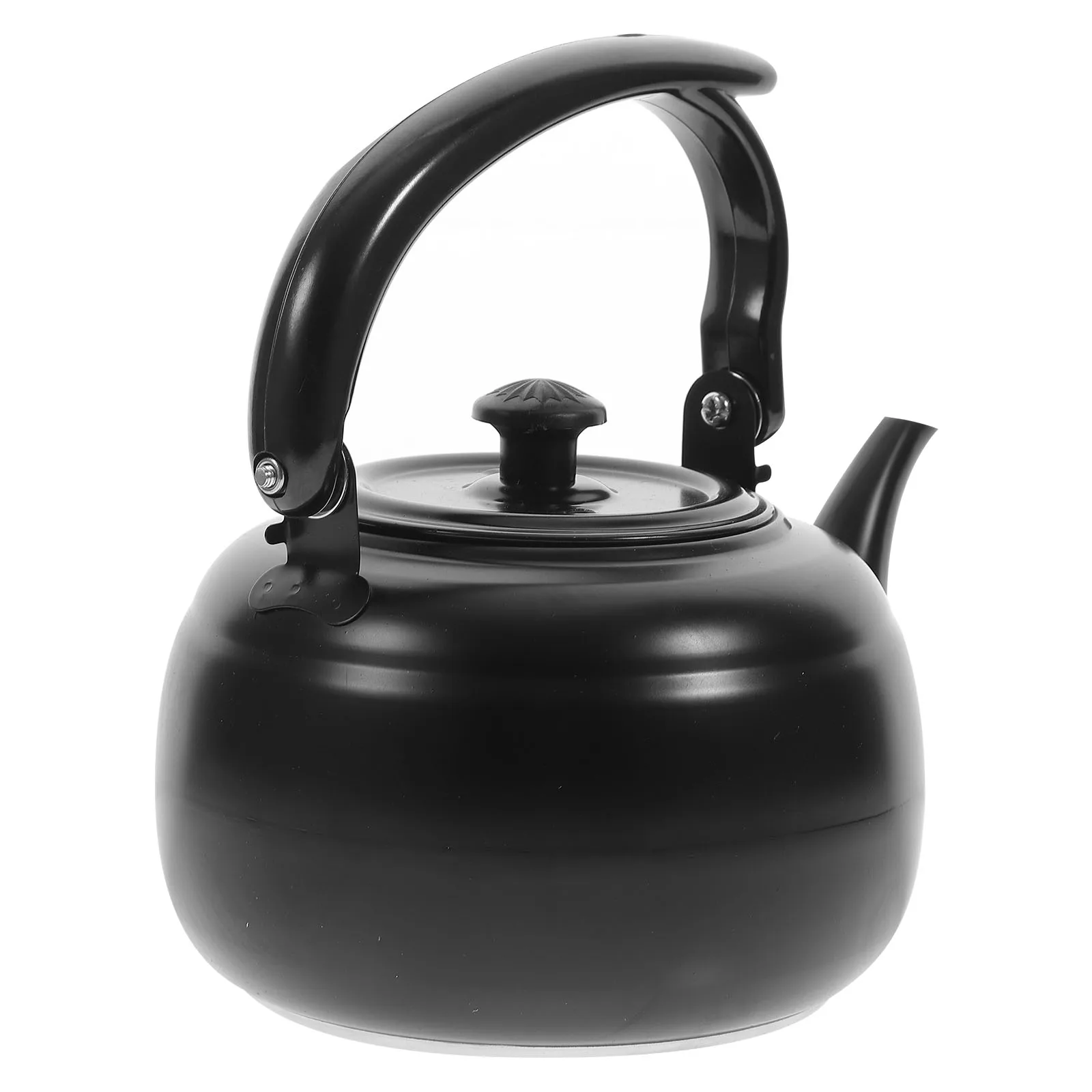 

1L Stainless Steel Teapot Alcohol Stovetop Tea Kettle Removable Infuser Sturdy Vintage Elegant Extend Lifespan Decoration