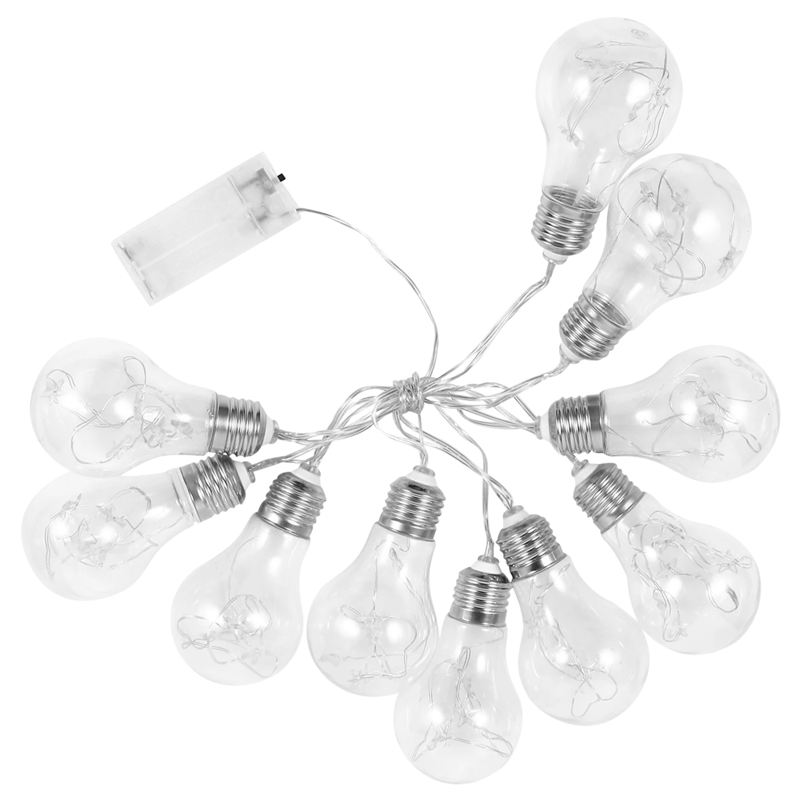 

Plastic Star Bulb Christmas Lights String LED Decorative Lamp for Indoor Outdoor Room Ornament Festive Atmosphere