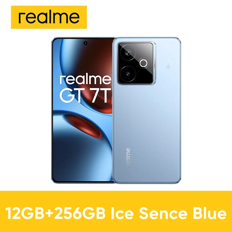 realme GT 7T Smartphone 5G MediaTek 8400-MAX 7000mAh Titan Batterij 120W Ultra Opladen 6.8'' 120Hz Scherm EU Versie NFC