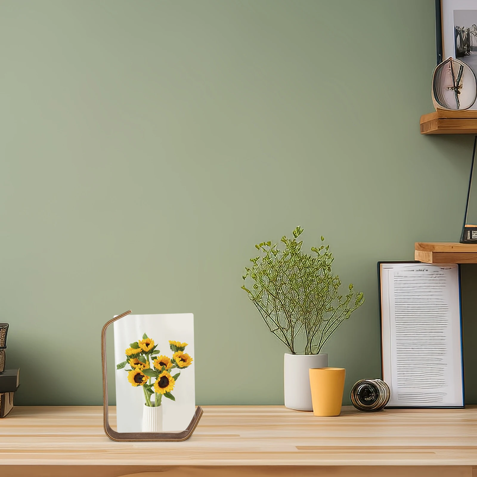 

Acrylic Photo 6 Inch Transparent Double Sided Desk Home Decor Tabletop Photo Picture Frame Picture Frame for Photos