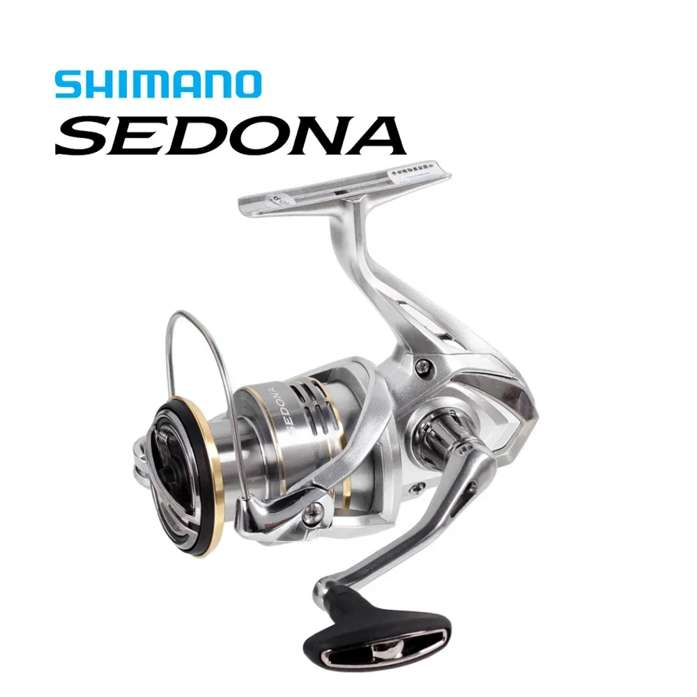 SHIMANO Original 2023 Sedona Spinning Fishing Reel 4.7-6.2:1 Gear Ratio Max Drag 3-11KG 3+1BB Hagane Body/Gear Fishing Reel