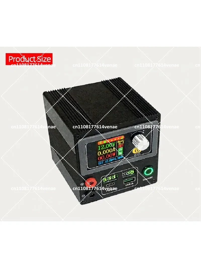 DIY Box DC DC Buck Boost Converter CC CV Power Module Adjustable Regulated Laboratory Power Supply Variable