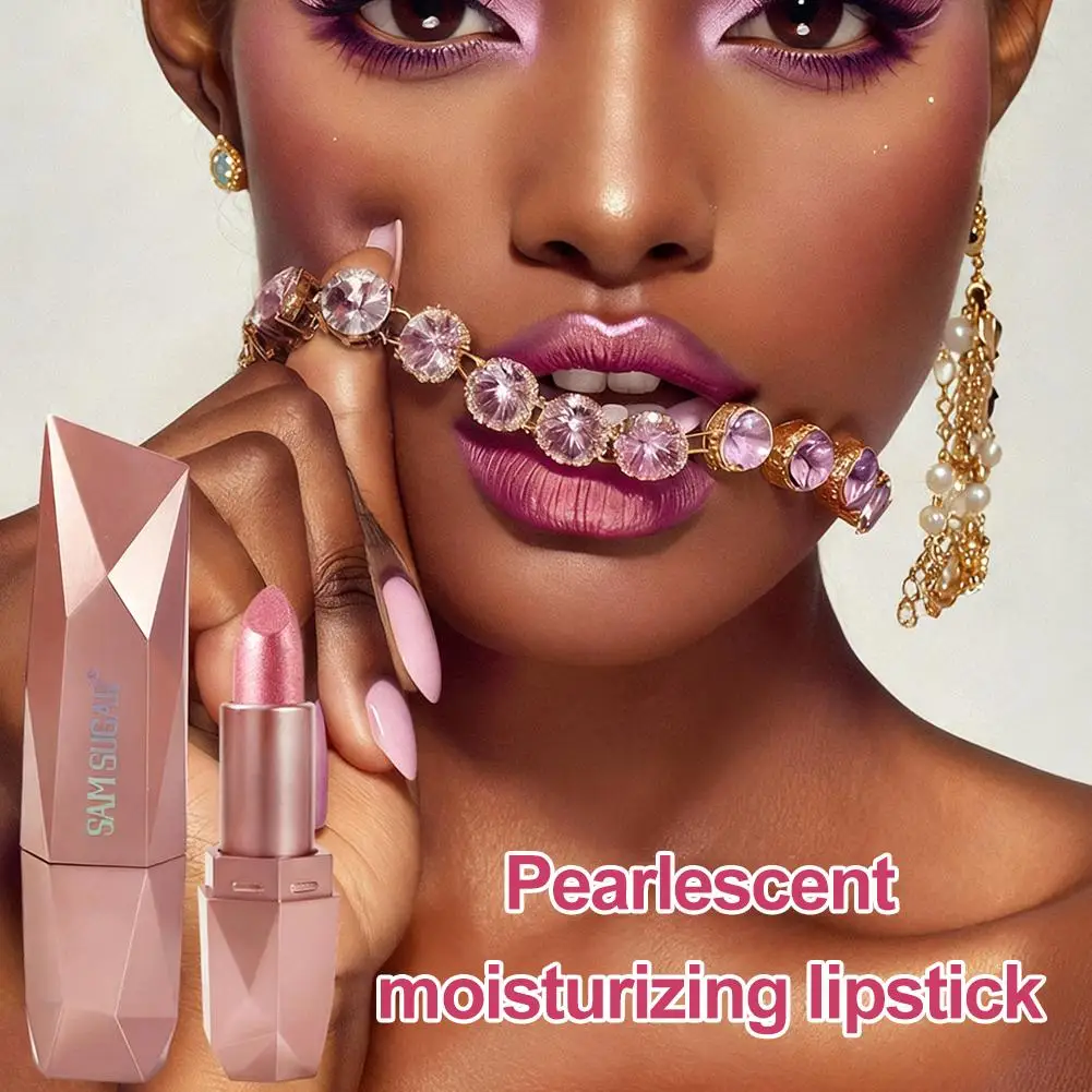 Shine Glitter Rossetto Colore labbra ad alto impatto, Balsamo labbra colorato idratante, Formula leggera e idratante per la cura delle labbra