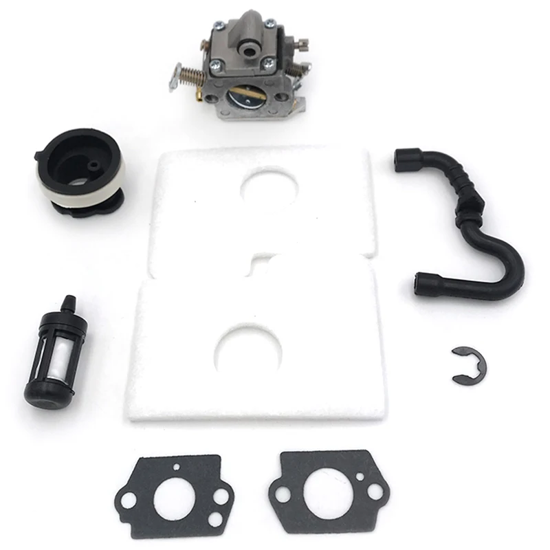 LNHF Carburetor Intake Manifold Air Filter Line Hose Gasket for MS180 MS170 018 017 MS 180 170 Chainsaw Part