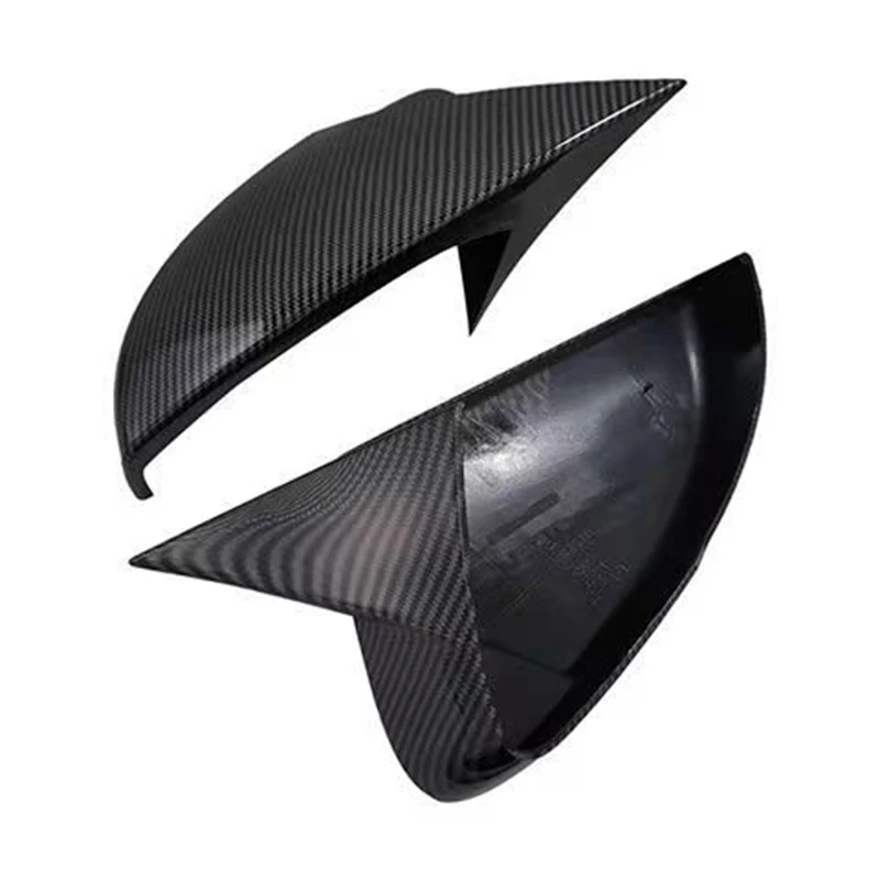 for T-ROC Glossy Black Car Rearview Mirror Covers Side Wing Mirror Caps for Skoda Octavia Mk3 A7 5E 2014 2015 2016 2017 2019