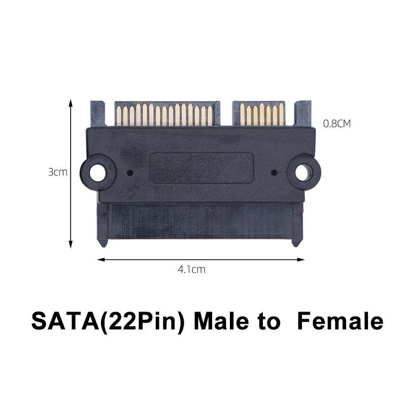 Vhbw SAS-naar-SATA-adapter – 22-pins, Geschikt Voor Harde Schijven, Plug & Play, Tot 5 Gbit/s