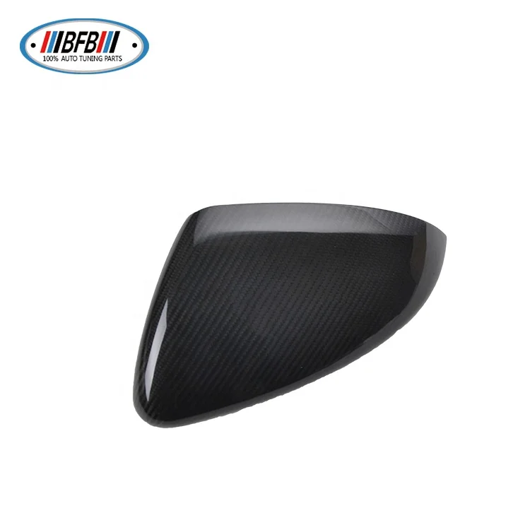 Add on Style Mirror Cover For VW Golf 7 Mk7  GTI Carbon Fiber Rear View Mirror Cover 2014-2017