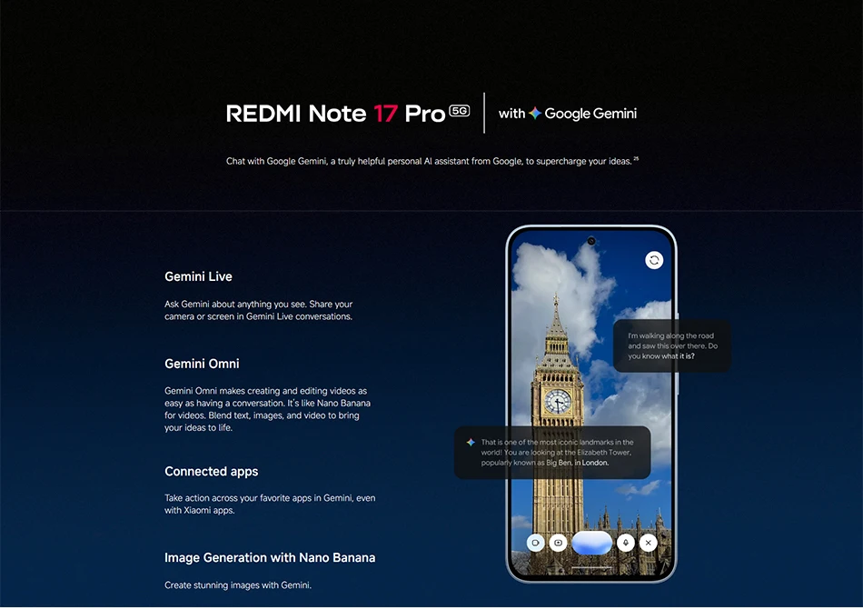 Global Version Redmi Note 17 Pro 5G Snapdragon 6s Gen 4 Mobile Platform 50MP 67W HyperCharge 8340mAh 6.83" AMOLED display