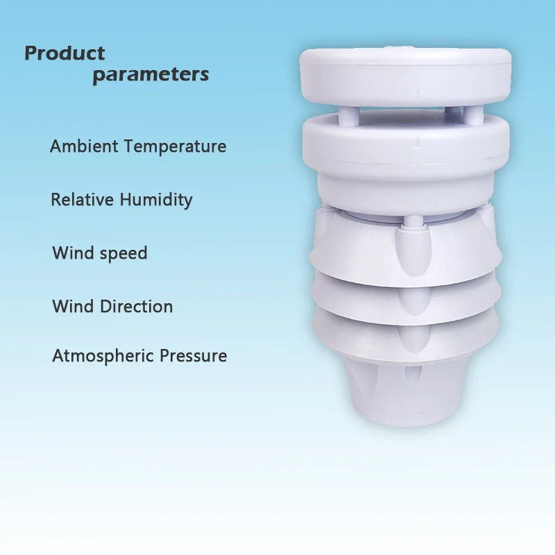 In stock 2026 New XF500L 5-in-1 RS485 Output System Compact Weather Station Environment Sensor for Weather Monitoring
