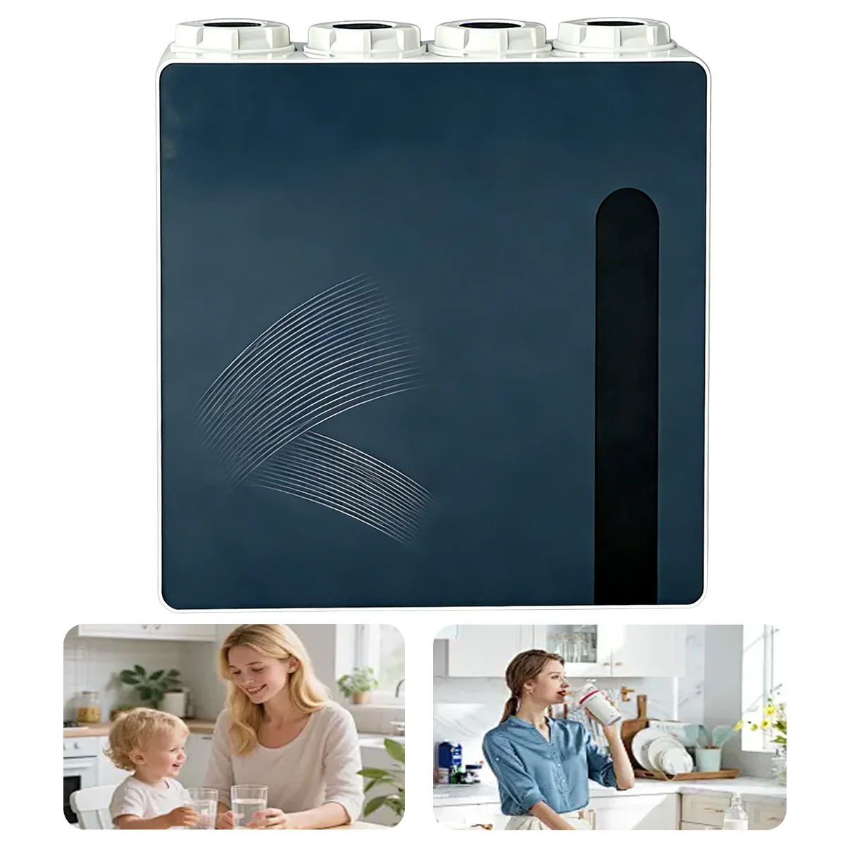 Kitchen RO filters suitable for tenants, installed under sinks without drilling, direct drinking water purifiers