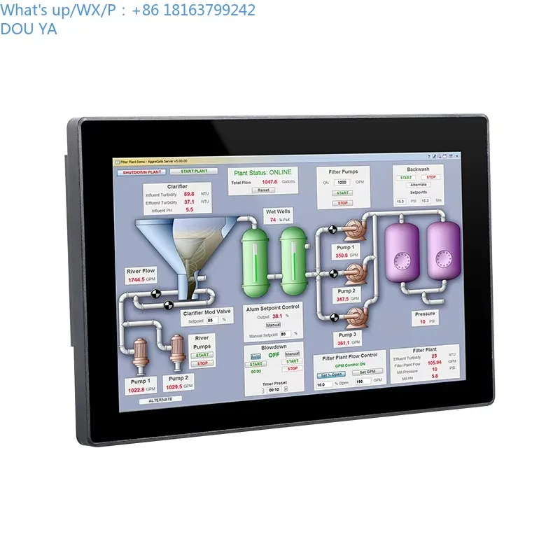 شاشة لمس ذكية مقاس 11.6 بوصة HMI للتحكم الصناعي في الطاقة Mon itor