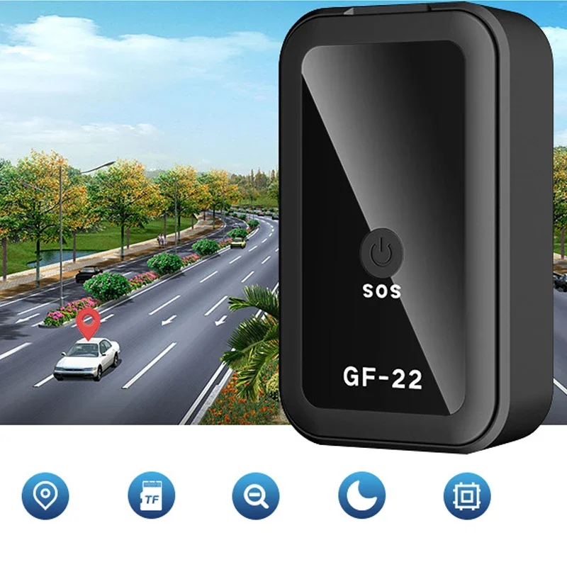 Mini GF-22 GPS Car Tracker Real Time Tracking Anti-Theft Anti-lost Military Magnetic Mini GPS Locator SIM Message Positioner