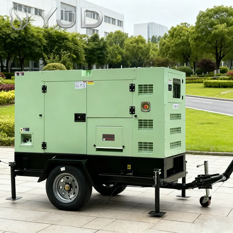 DYJD Silent Three Phase 100KVA for Diesel Generator 400V 50Hz 80KW Auto Start Mobile Container Type