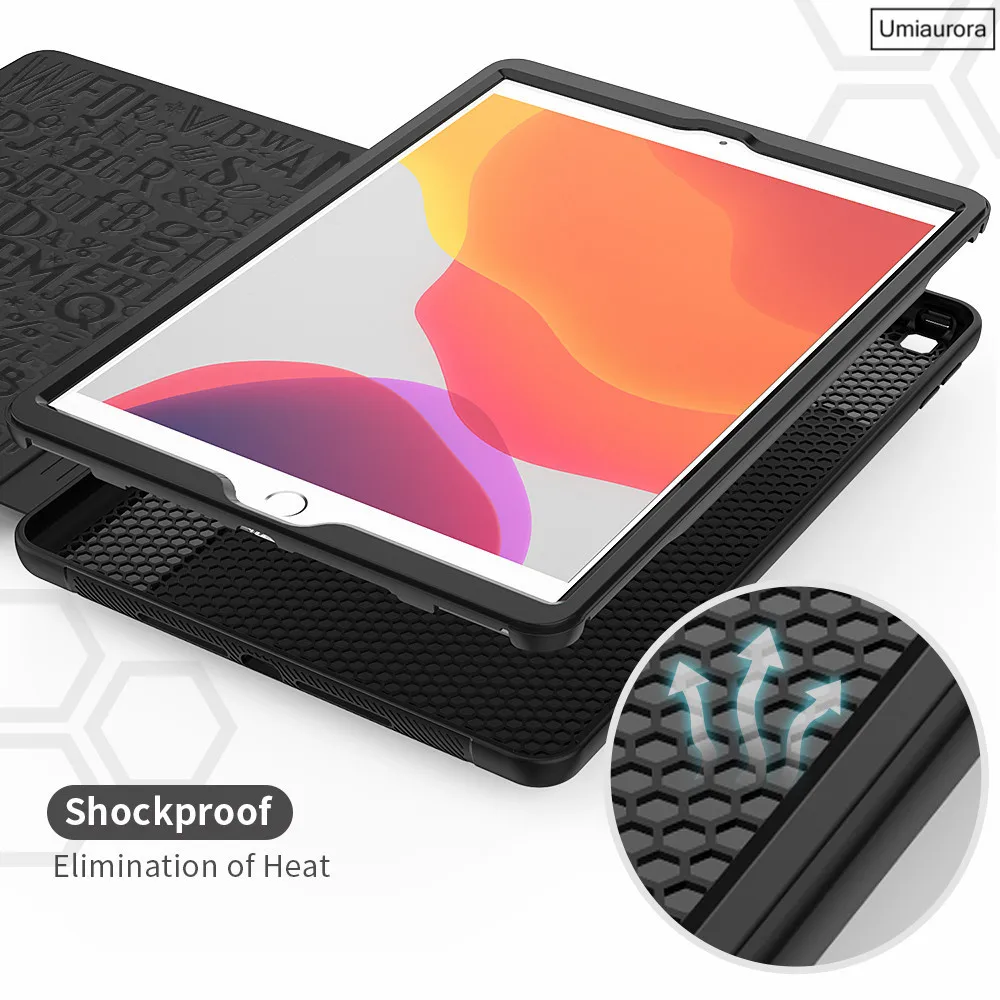 Etui na tablety do ipada 7th 8th 9th Gen 10.2 Air 4 5 10.9 Pro 11 2021 Mini 6 9.7 2018 Heavy Duty Smart Shockproof Case Stand Cover