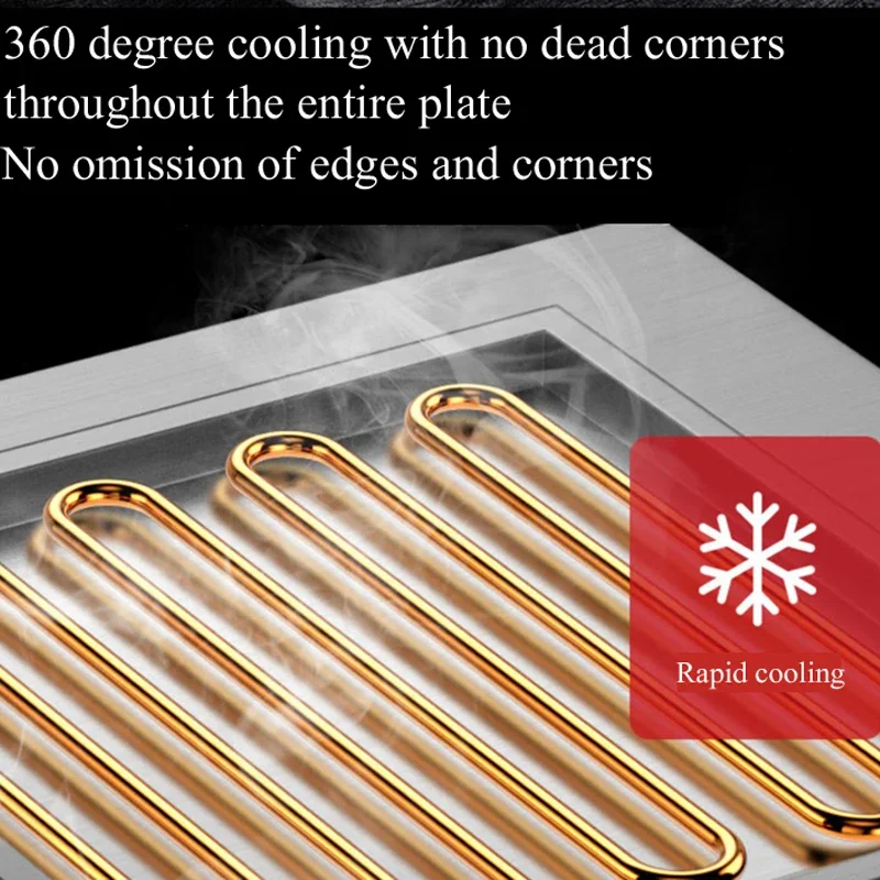 

Fried Ice Machine Summer Stir Fried Ice Cream Children's Portable Stainless Steel Simple Household Yogurt Fried