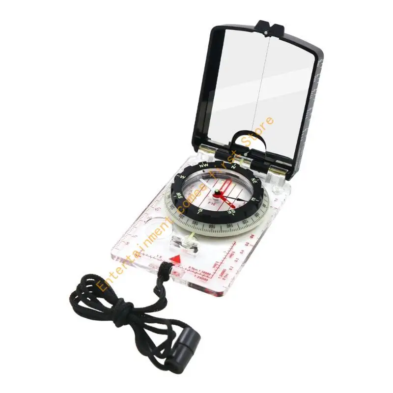 

55KD Orienteering Map Compasses Sighting Mirror Compasses with Adjustable Declination, Clinometer Camping Compasses Enduring