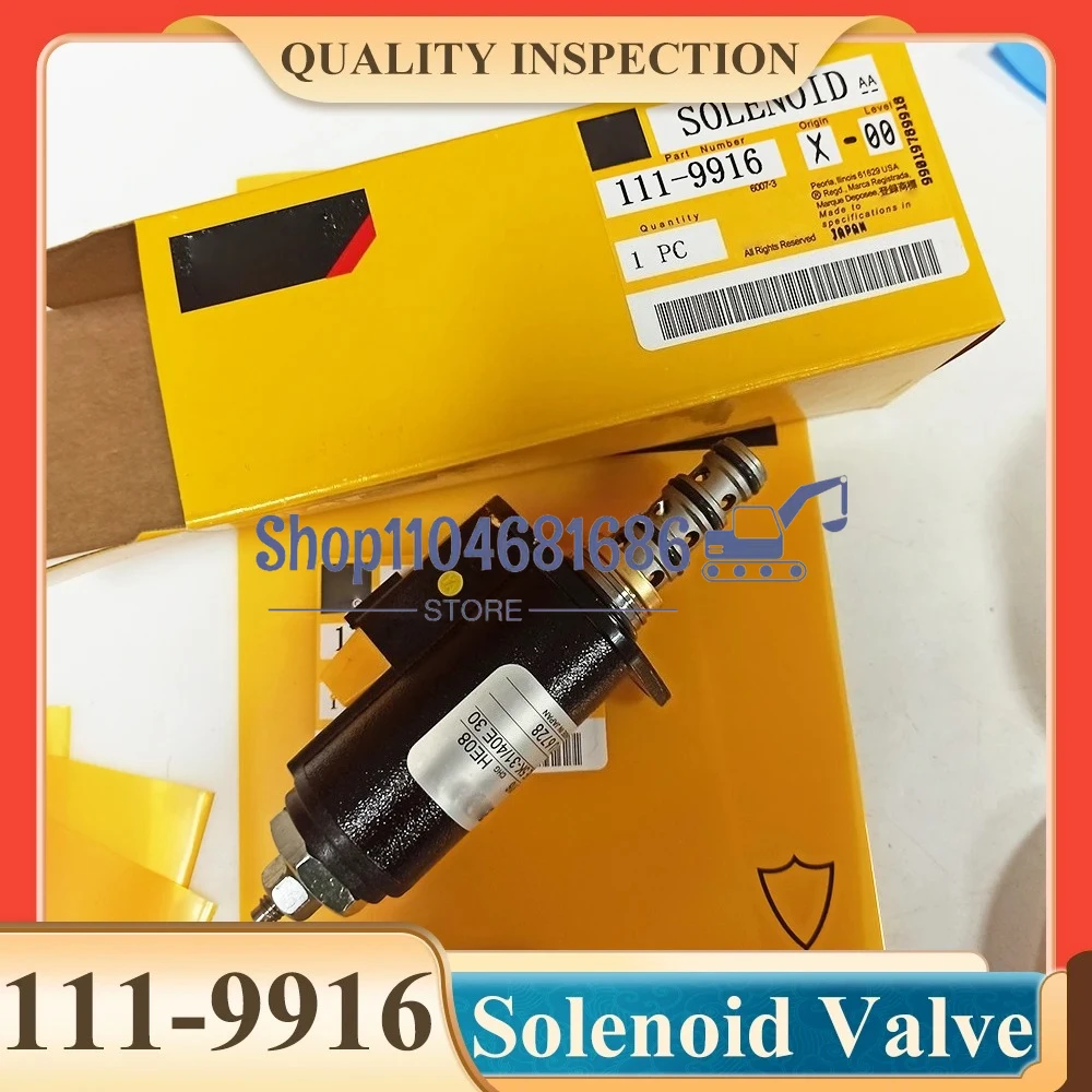 E320B E320C E320D Excavator KT320B/C/D Hydraulic Pump Solenoid Valve 111-9916 121-1490 121-1491