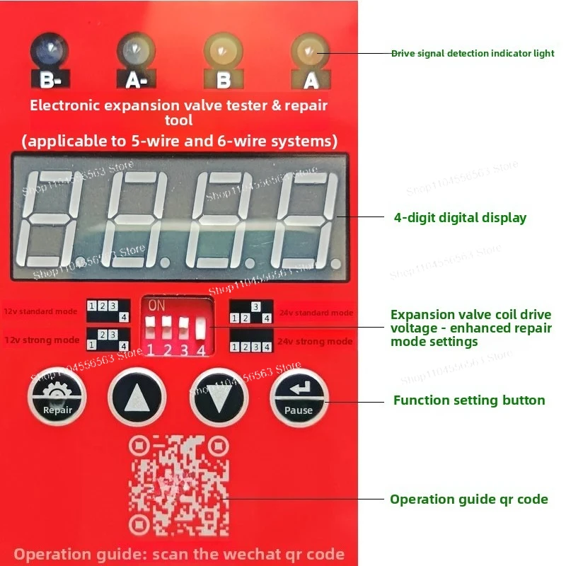 Air Conditioning Electronic Expansion Valve Repair Tool, Valve Opening & Detection Kit