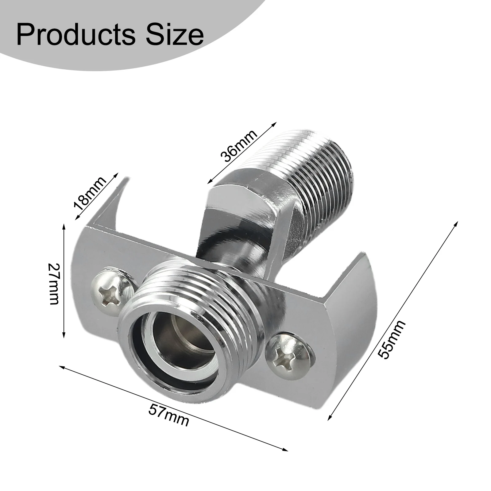 40Degree Eccentric Screw Corner Faucet Adjusting Short Intake Pipe Angled Curved Foot Shower Eccentric Screw Corner Faucet