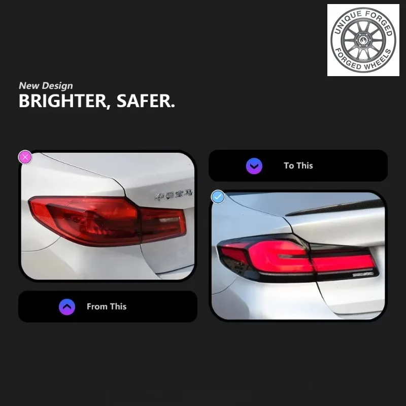 26 Style4 PCS Car Lights For BMW G30 Tail Lights Led 2017-2020 G38 F90 525i 530i Rear Lamp Stop Animation DRL Signal Auto Acce