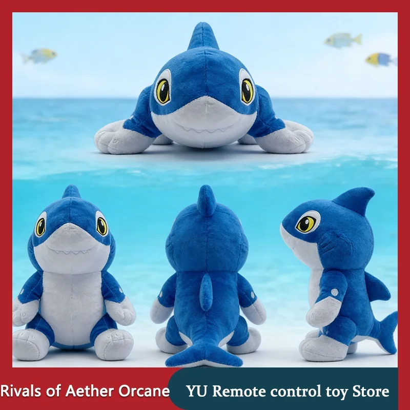 

Новая плюшевая игрушка Rivals Of Aether Orcane, кавайная мягкая игрушка для дивана, украшение для дома, подарок на Рождество, день рождения, детская игрушка