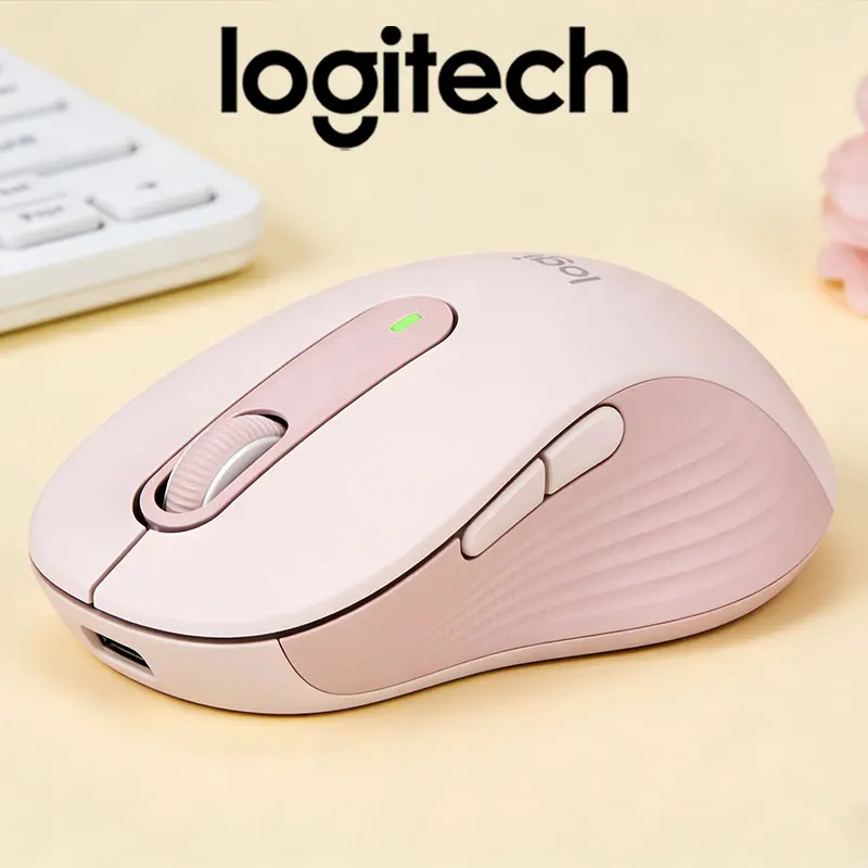 

Logitech M650L Офис на рабочем месте, мир разума, двухрежимная беспроводная бесшумная мышь, эффективная и незаменимая Logitech M220