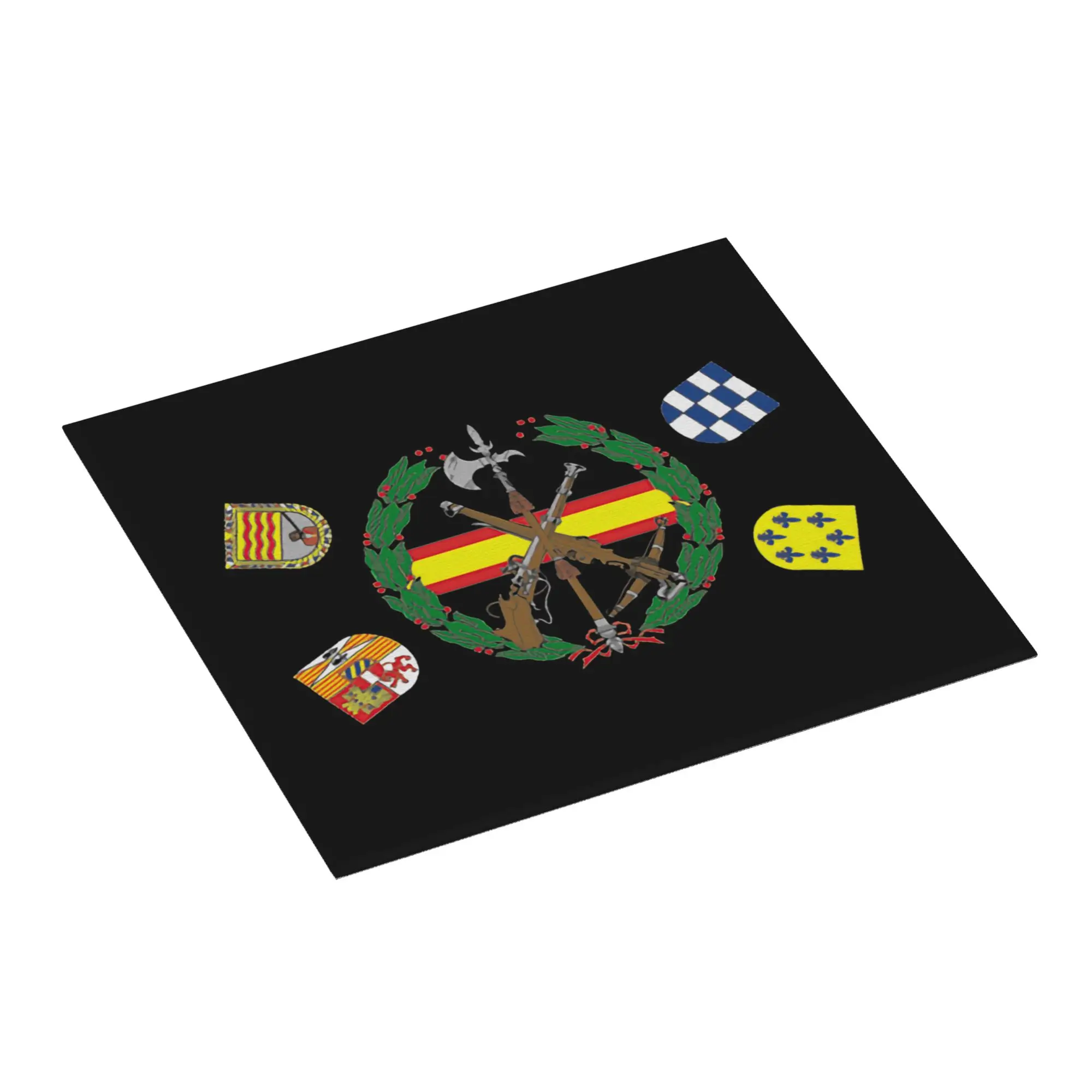 Drying Mat For Kitchen Spanish Legion Water Absorbent Waterproof Spain Coat of Arms On Slip Kitchen Counter Protector Mat