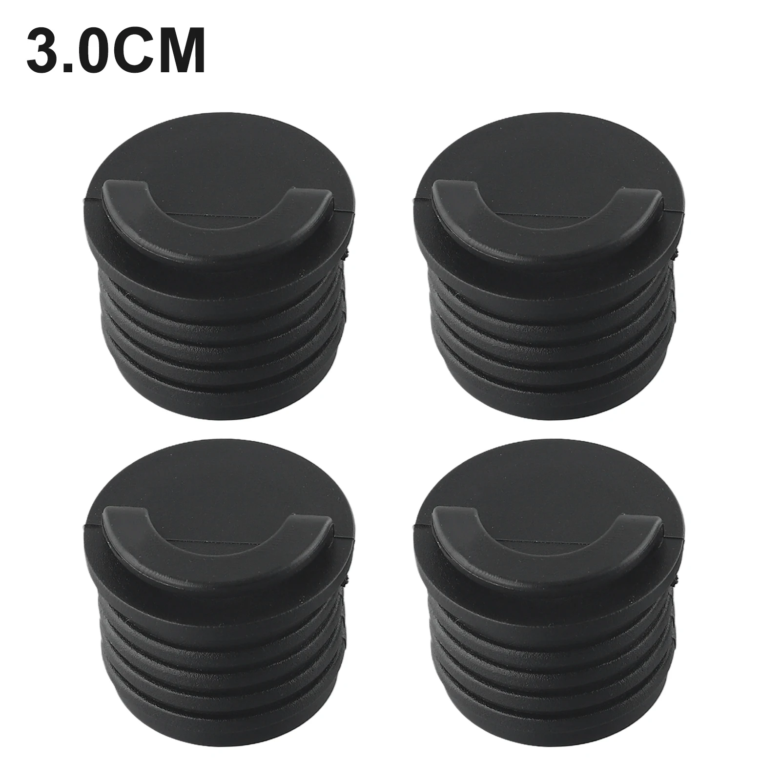 4x Kajak-Ablassstopfen, praktisch, 3,5 cm / 1,20 Zoll, Bootsteile, Abflussstopfen, 3 cm / 1,10 Zoll – Detail 4
