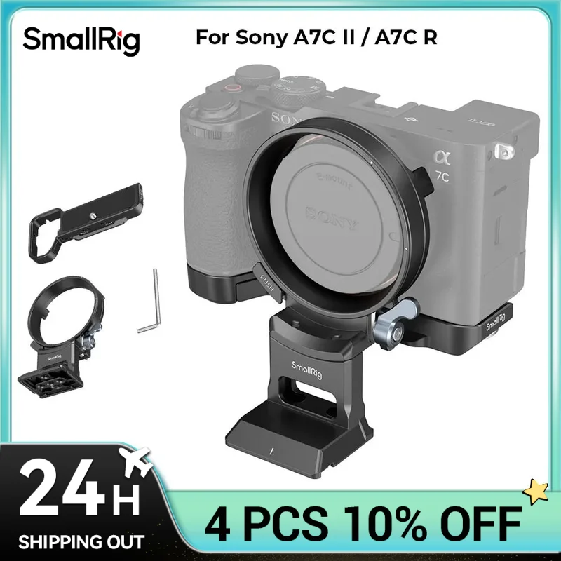 

SmallRig A7C II A7CR Rotatable Mount Plate,Horizontal-to-Vertical Mount Quick-Release Plate Kit for Sony Alpha 7C II / Alpha 7CR