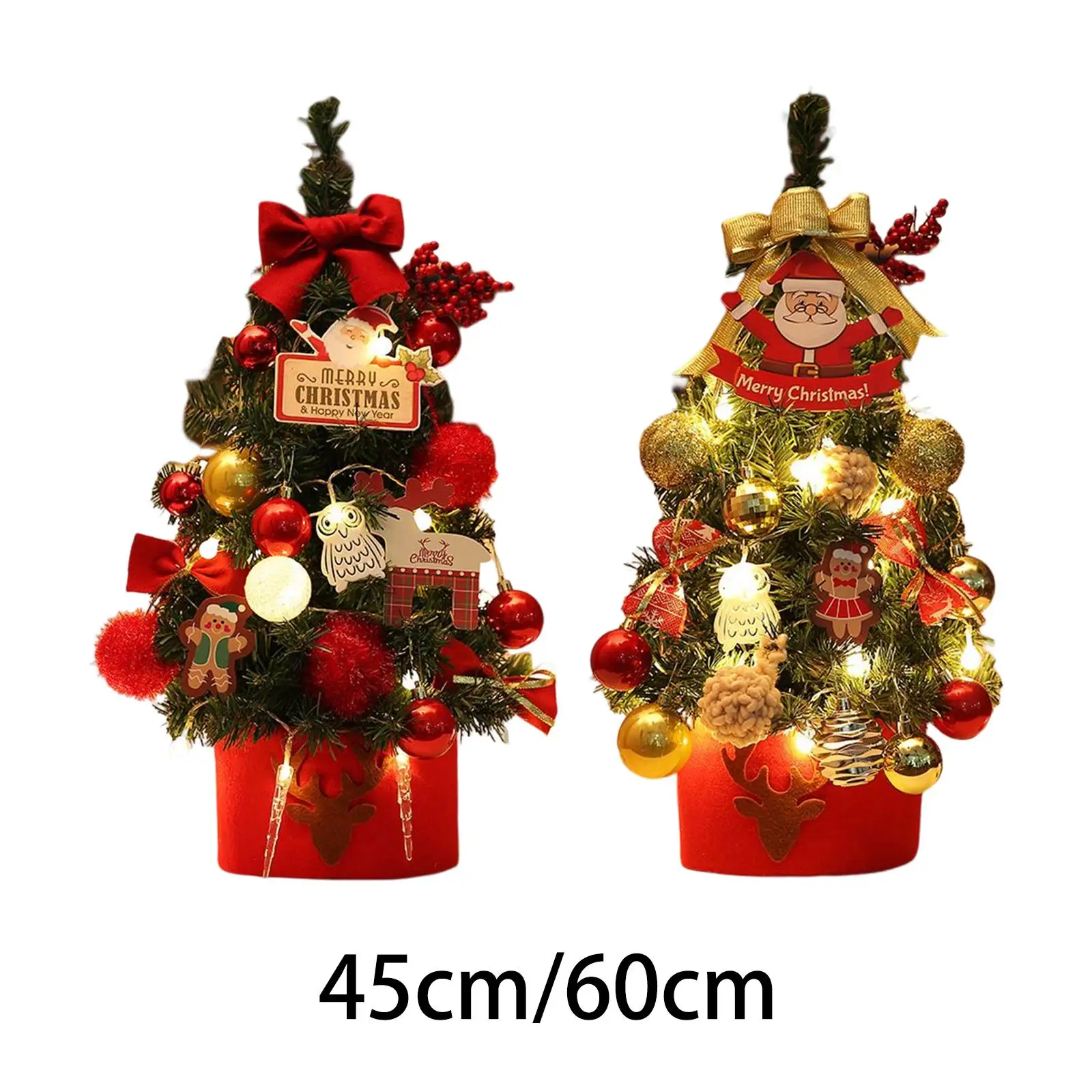 

Lighted Christmas Tree LED String Lights Desktop Aesthetic Homes Fairy Lights