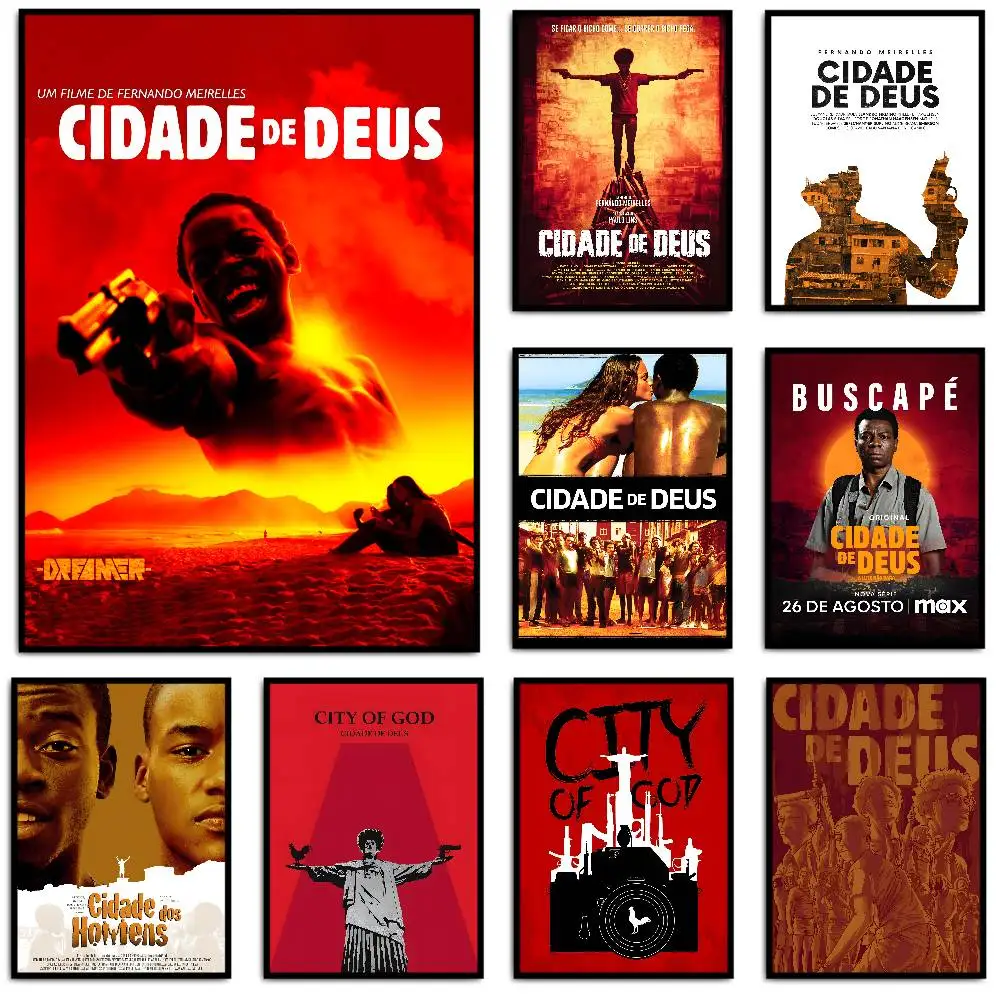 مدينة الله ملصق فيلم الرعب HD الفن لزجة جدار مقاوم للماء غرفة المعيشة المنزلي غرفة نوم بار الديكور الجمالي #1