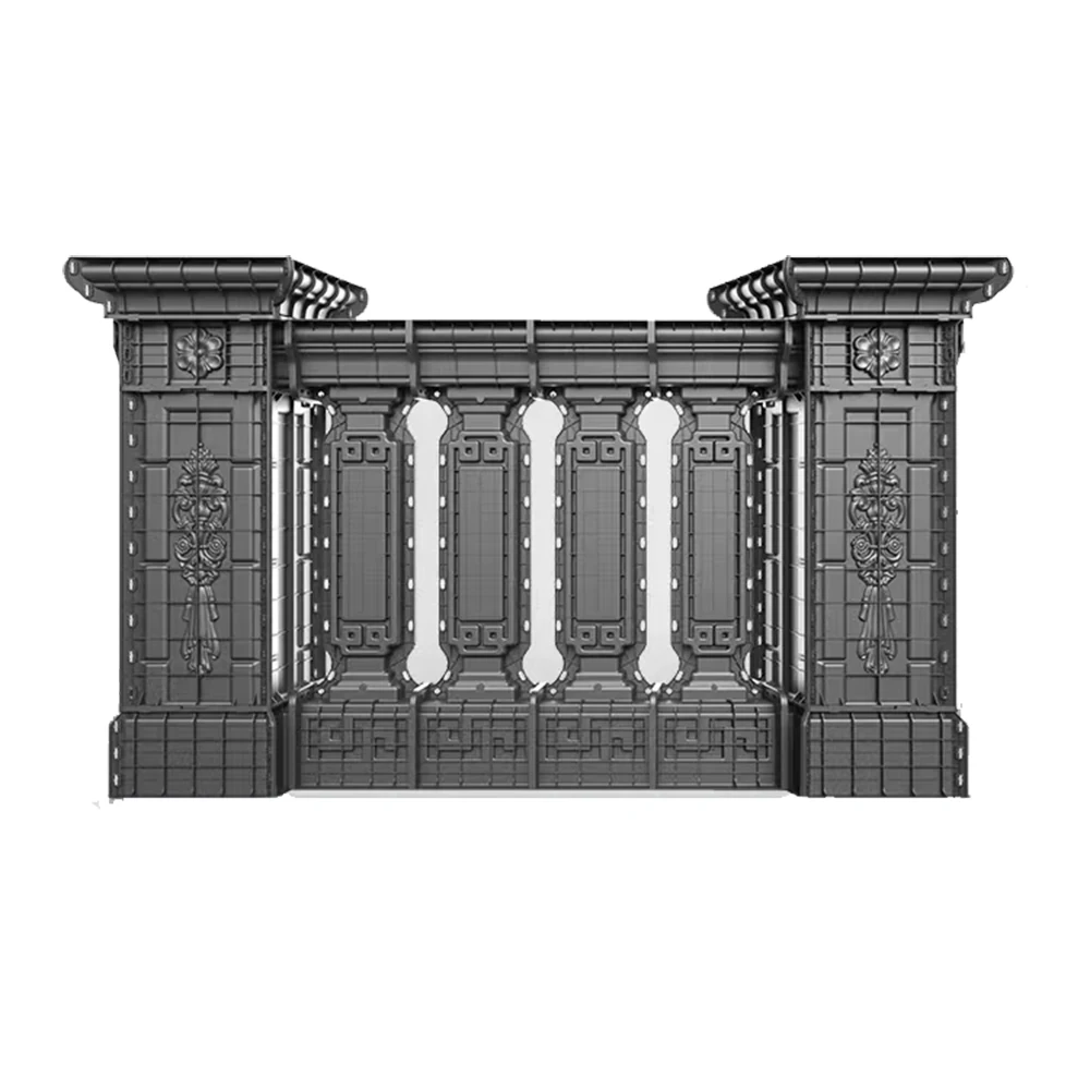 

Roman column cast-in-place railing mold 98cm high rural villa Chinese guardrail cement column template thickened and reused