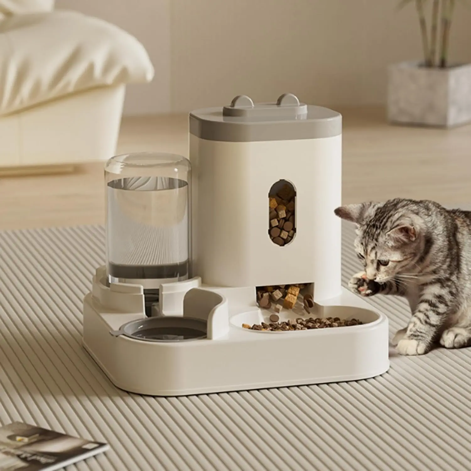 Automatic Pet Feeder with Water Dispenser Smart Pet Fresh Food Dispenser Automatic Feeder Bowl Cat Dog Feeding Supplies 2024 New