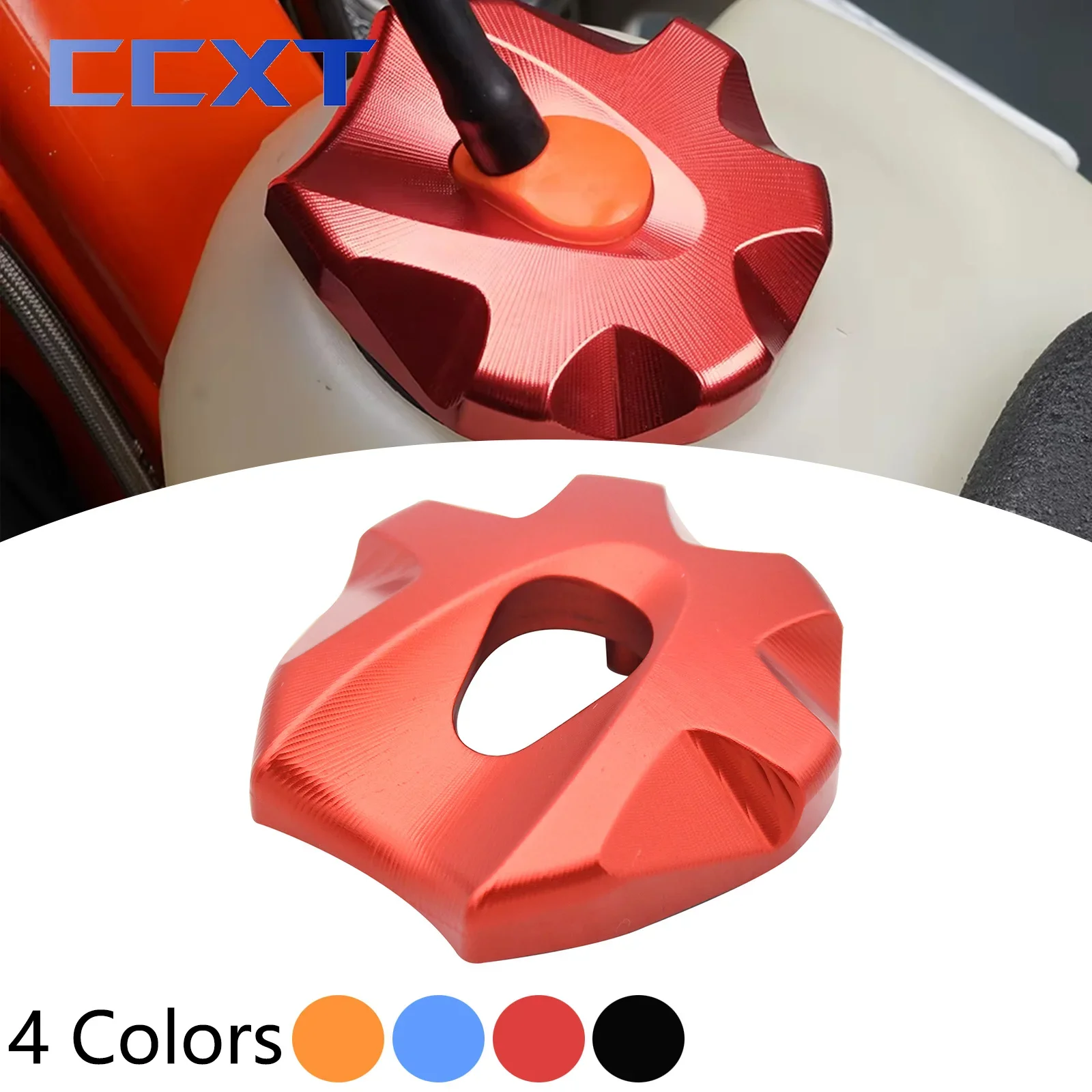 CNC Fuel Tank Cap Case Guard Protector For GasGas MC MCF EC ECF EX EXF 250 300 350 450 2021-2023 For KTM EXC EXCF XC XCF XCW TPI