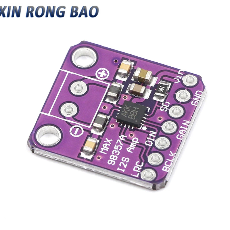 클래스 D 앰프 브레이크아웃 인터페이스 I2s Dac 디코더 모듈, 라즈베리 파이 Esp32 용 필터리스 오디오 보드, Max98357, 3w