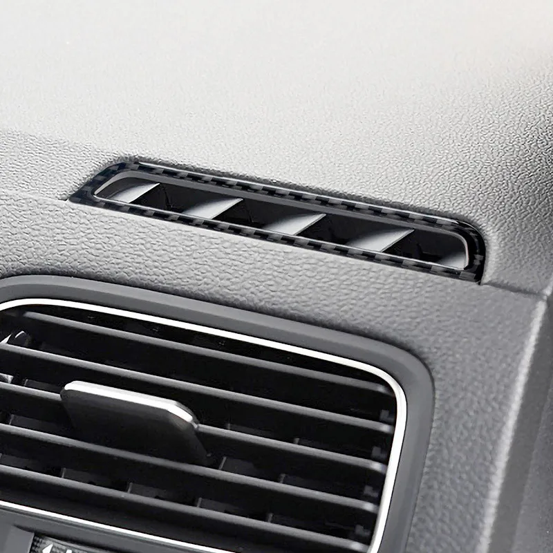 Car Co-Pilot Dashboard Glove Box Air Outlet Modification Cover Trim Strips Stickers For Volkswagen Golf 7 Interior Accessories