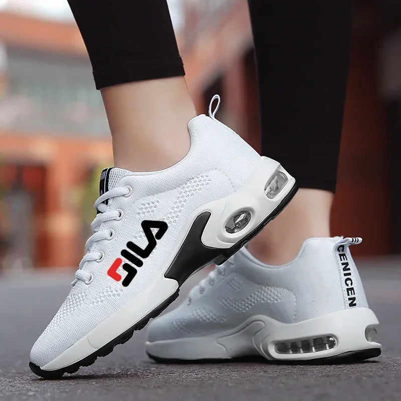 New Running Shoes Ladies Breathable Sneakers Summer Light Mesh Air Cushion Women's Sports Shoes Outdoor Lace Up Training Shoes image 6
