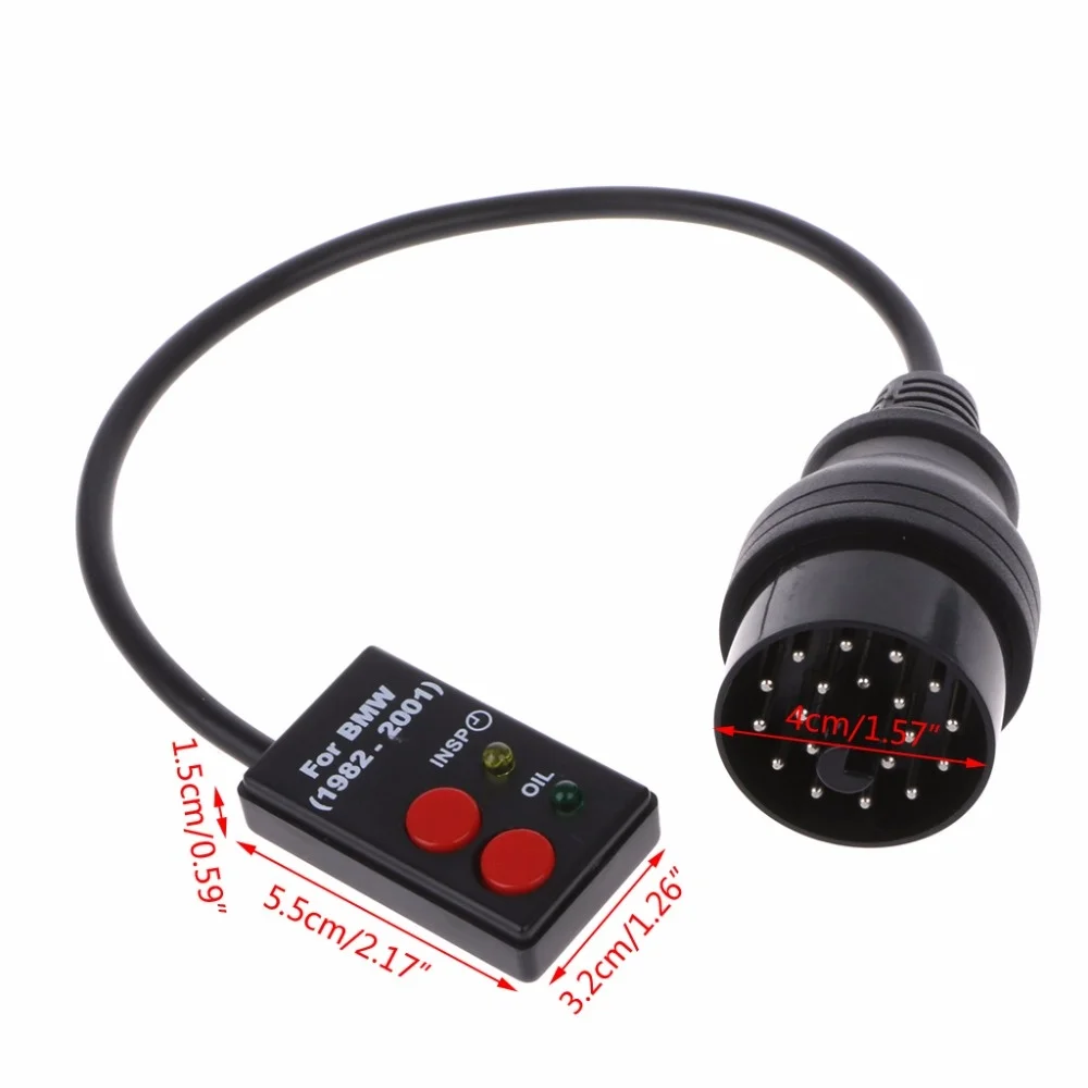 New Pin Reset Tool 20 Pin Sockets Oil Service Reset Scan Diagnostic Tool For BMW E30 E34 E36 E39 Z3