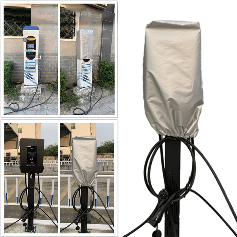 Mulit-sizes Energy Vehicle Electric Car Charging Pile Cover Waterproof Dustproof Cover Outdoor Rain Snow Sun Protection Cover