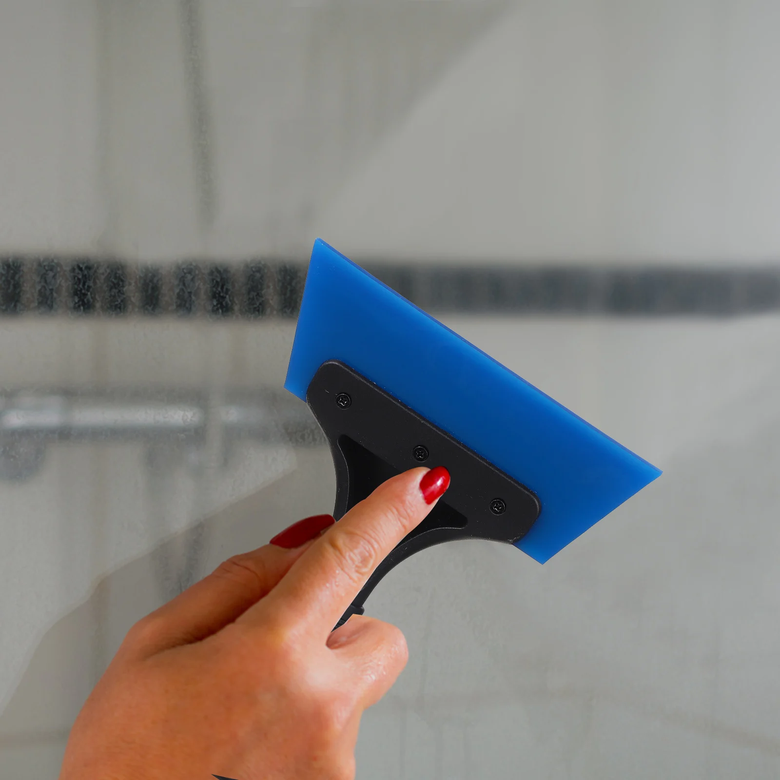 

2PCS Scraper Blue TPU Car Film Vinyl Wallpaper Smoother Tool Glass Cleaning Car Film Wrap Squeegee Bathroom Kitchen Mirror