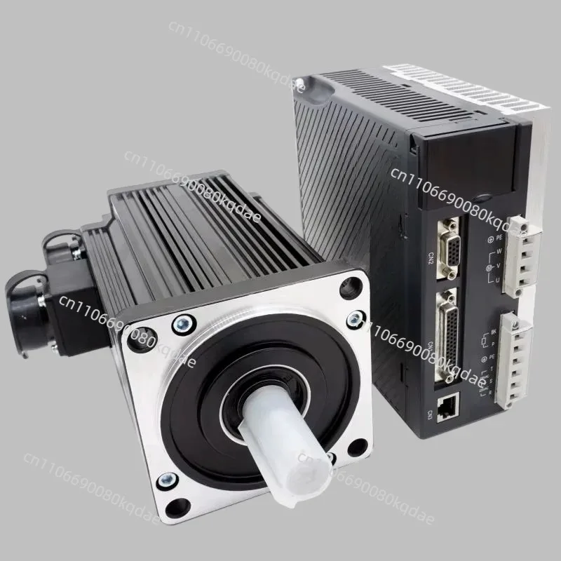 80‑Flange 485‑Com AC Servo Motor Set Non‑Brake Horizontal 400W‑1KW Industrial Drive Hardware Assembly Parts