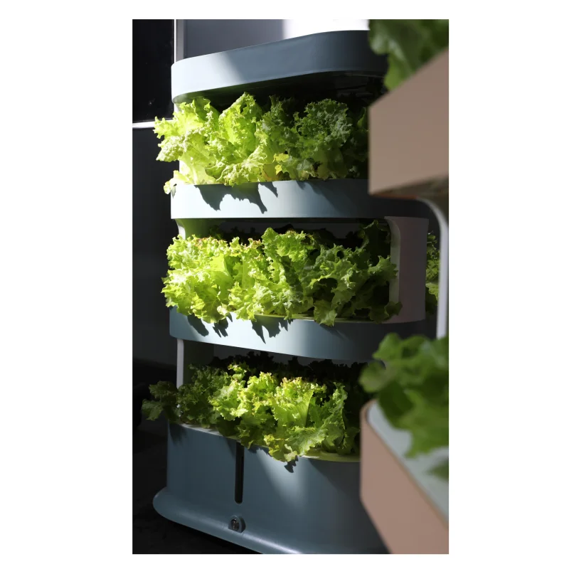 

20253 Layer Water Circulation Hydroponic System Tower With Pump and Movable Water Tank