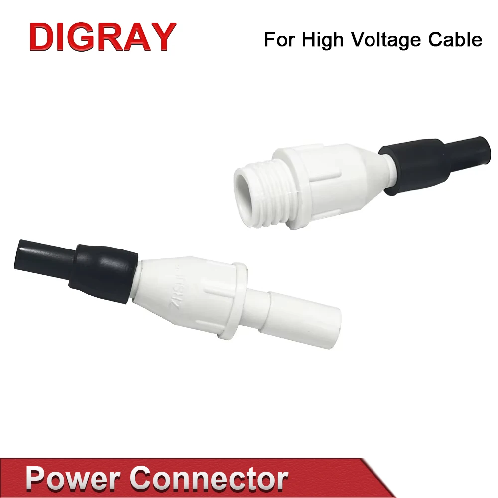 DIGRAY Electrical Adapter Laser Power Connector For CO2 Laser Tube High Voltage Cable
