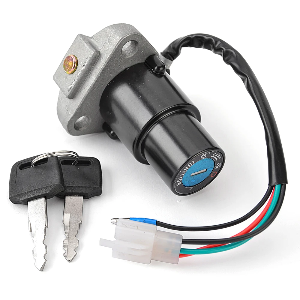 55V-82501-00 For Yamaha DT125R 4BL DT200R TZR250 2MA XT350 XT500T XT600EH 3TB Motorcycle Ignition Switch with Key