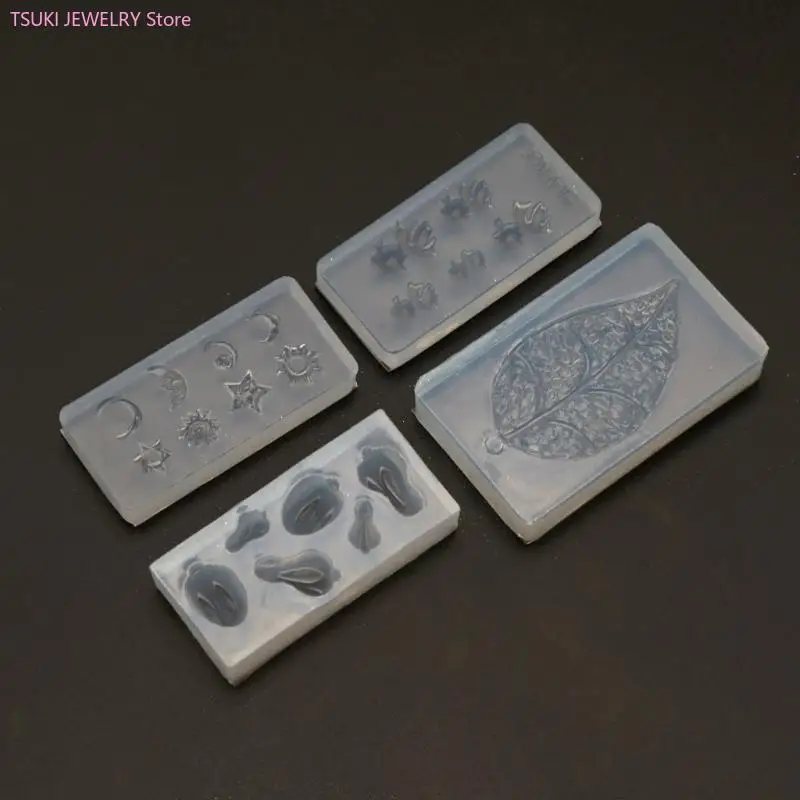 62KE نجمة كب كيك توبر مجوهرات من مادة الراتنج قالب صب الرمال المتحركة قالب ملء المواد #2